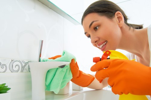 Final stage renovation cleaning in SW5 preparing a property for use