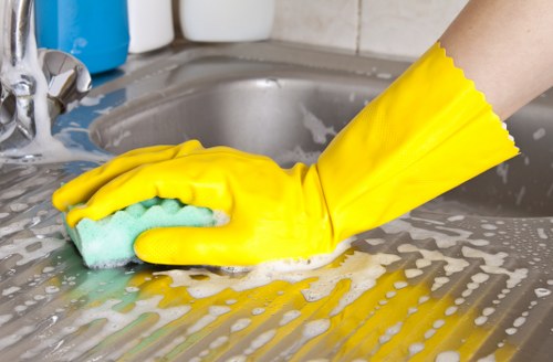 Kitchen and bathroom domestic cleaning in SW5 with spotless surfaces