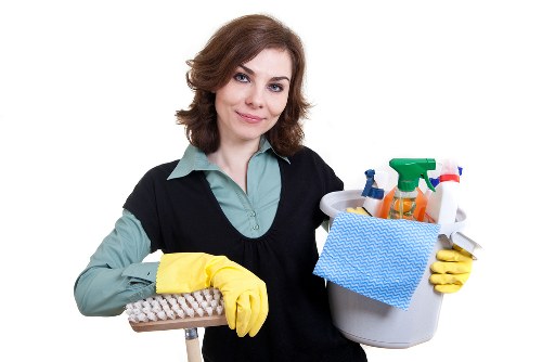 Sorted household items prepared for house clearance in SW5